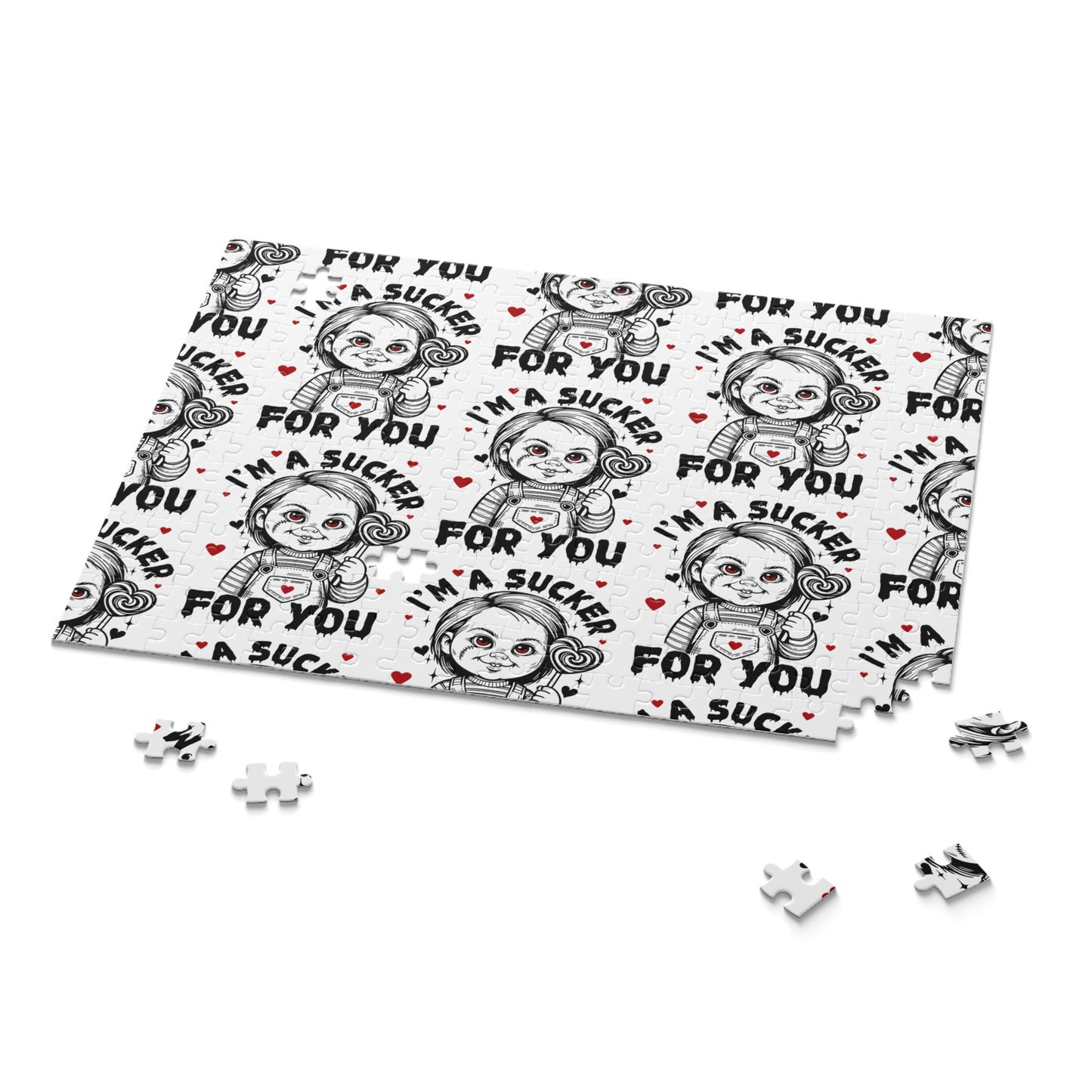 Valentine"s 'I’m a Sucker for You' Pattern Puzzle (120/252/500 pcs)