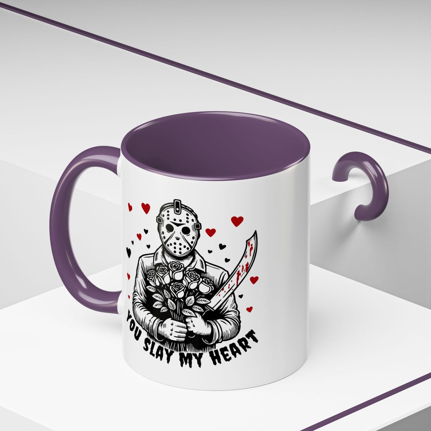 “You Slay My Heart” Horror Valentine Coffee Mug