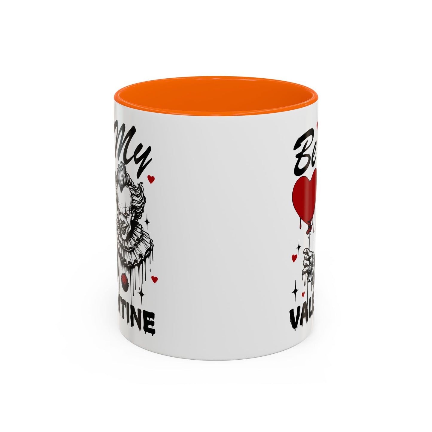 Be My Valentine Horror Mug — Creepy Clown Valentine's Coffee Cup (11/15oz)