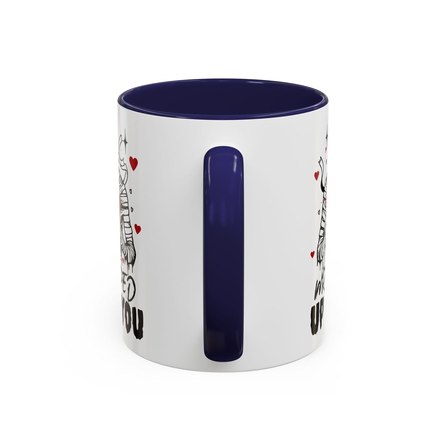 Wrapped Up In You Coffee Mug — Romantic Mummy Heart Accent Mug (11/15oz)