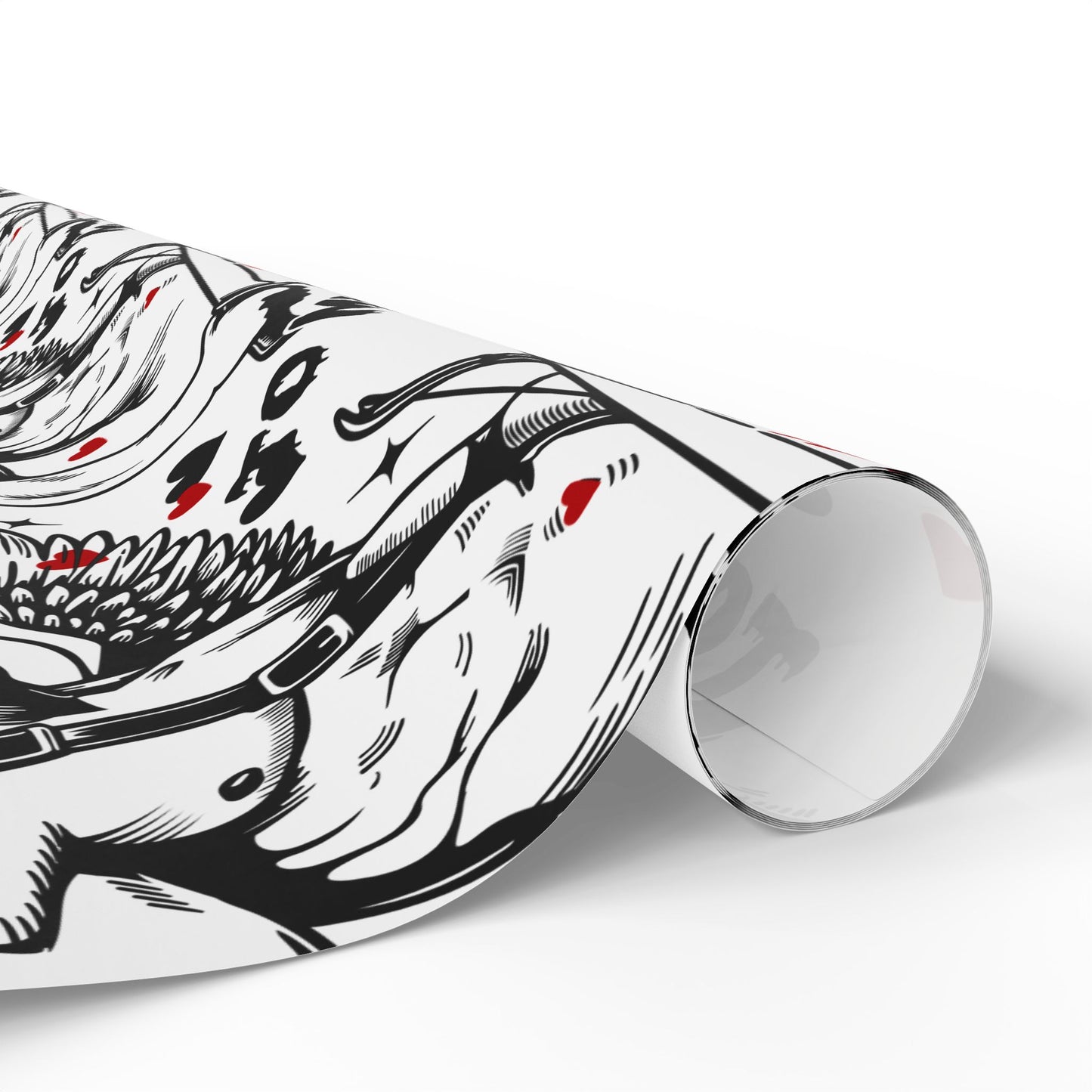 Wrapping Paper — 'You're the One' Vintage Cupid Pattern Valentine Gift Wrap