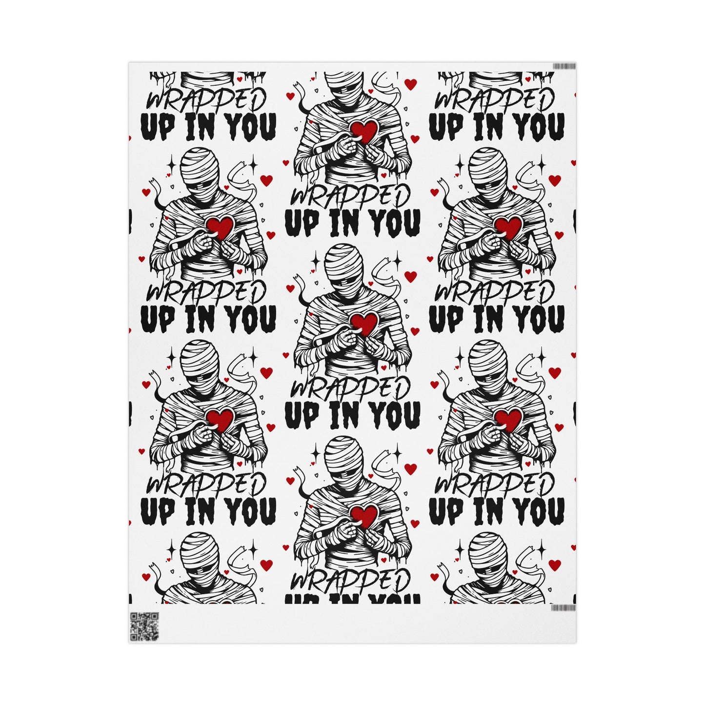 Mummy Spooky Love Wrapping Paper