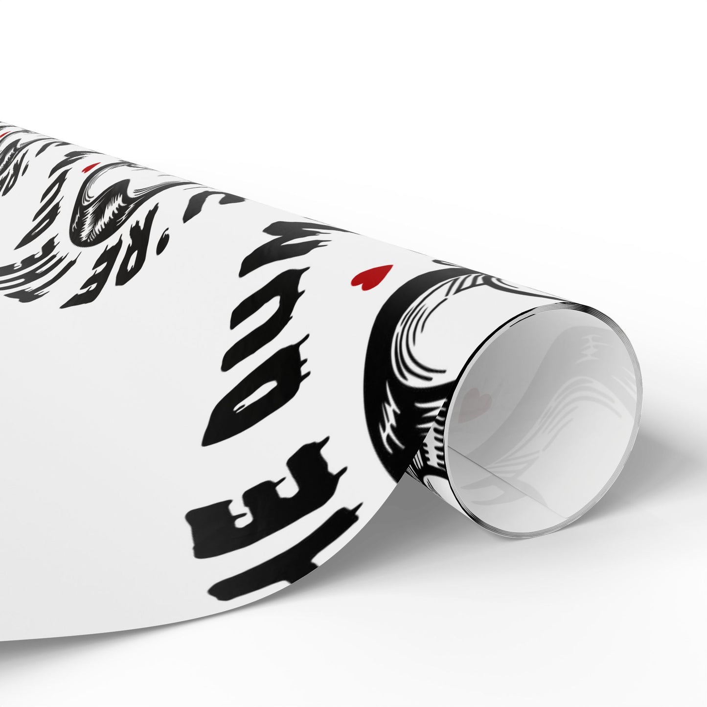 Wrapping Paper — “I Choose / You’re the Dummy” Creepy Ventriloquist Doll Pattern