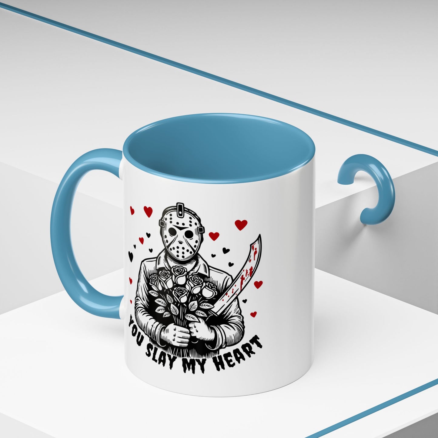 “You Slay My Heart” Horror Valentine Coffee Mug