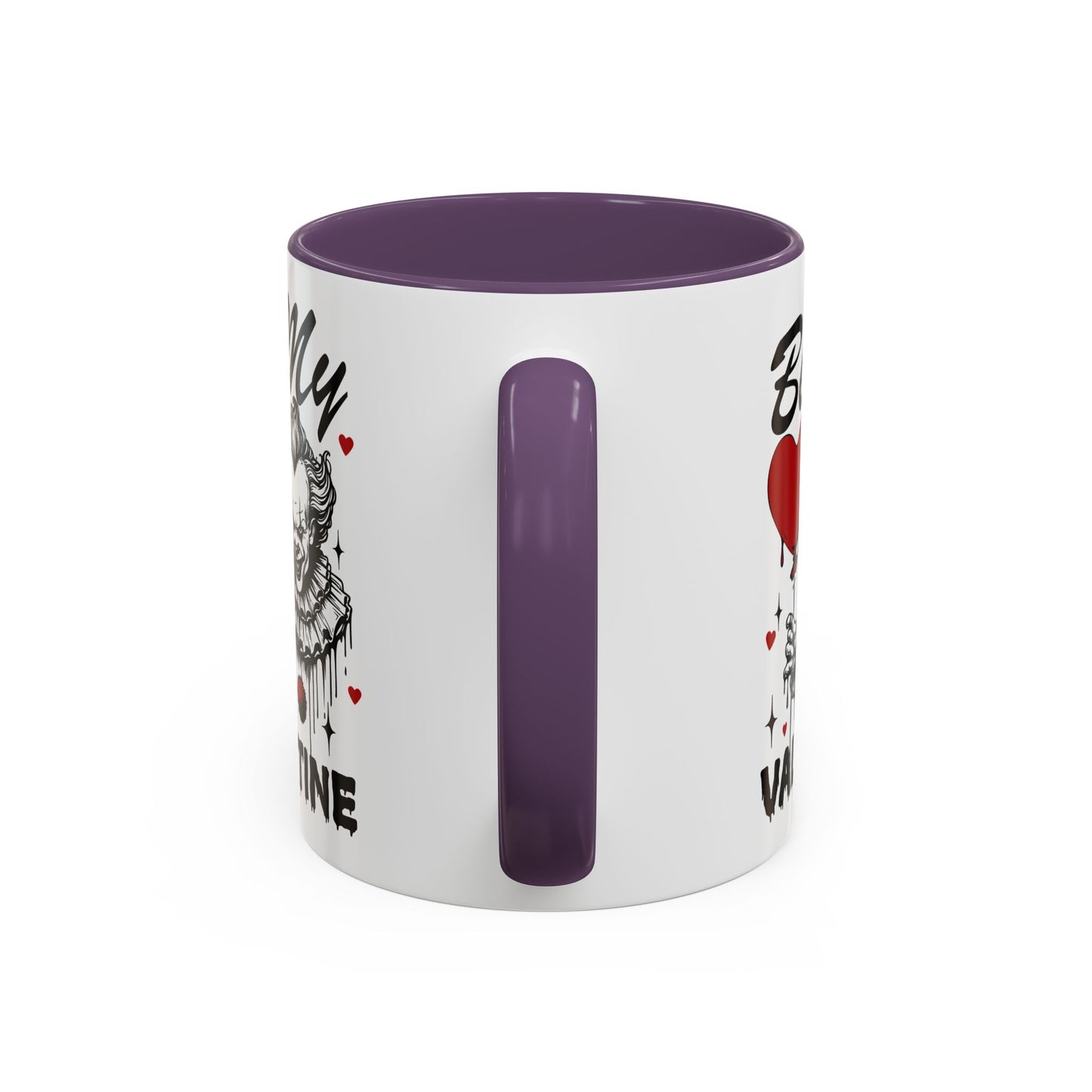 Be My Valentine Horror Mug — Creepy Clown Valentine's Coffee Cup (11/15oz)
