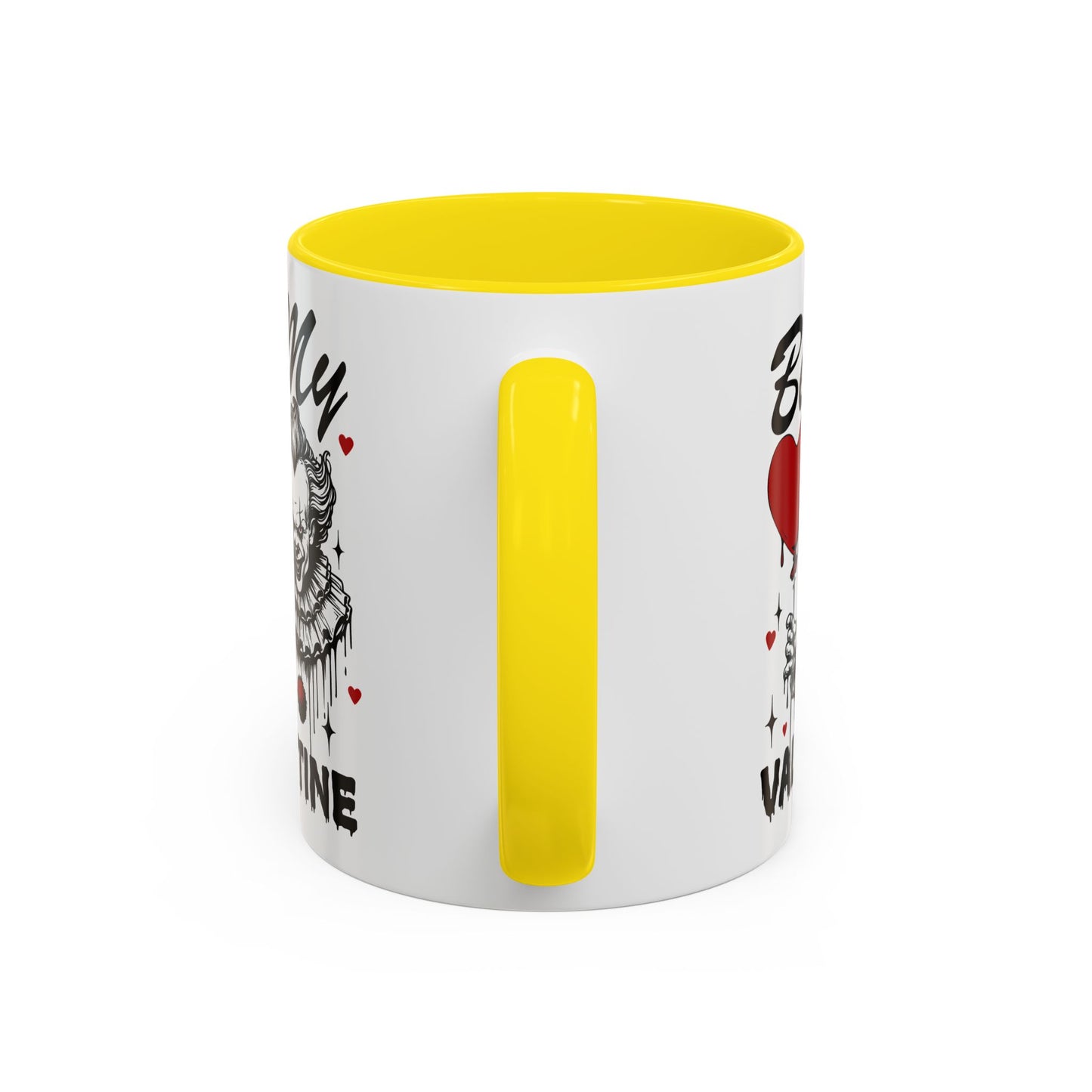 Be My Valentine Horror Mug — Creepy Clown Valentine's Coffee Cup (11/15oz)