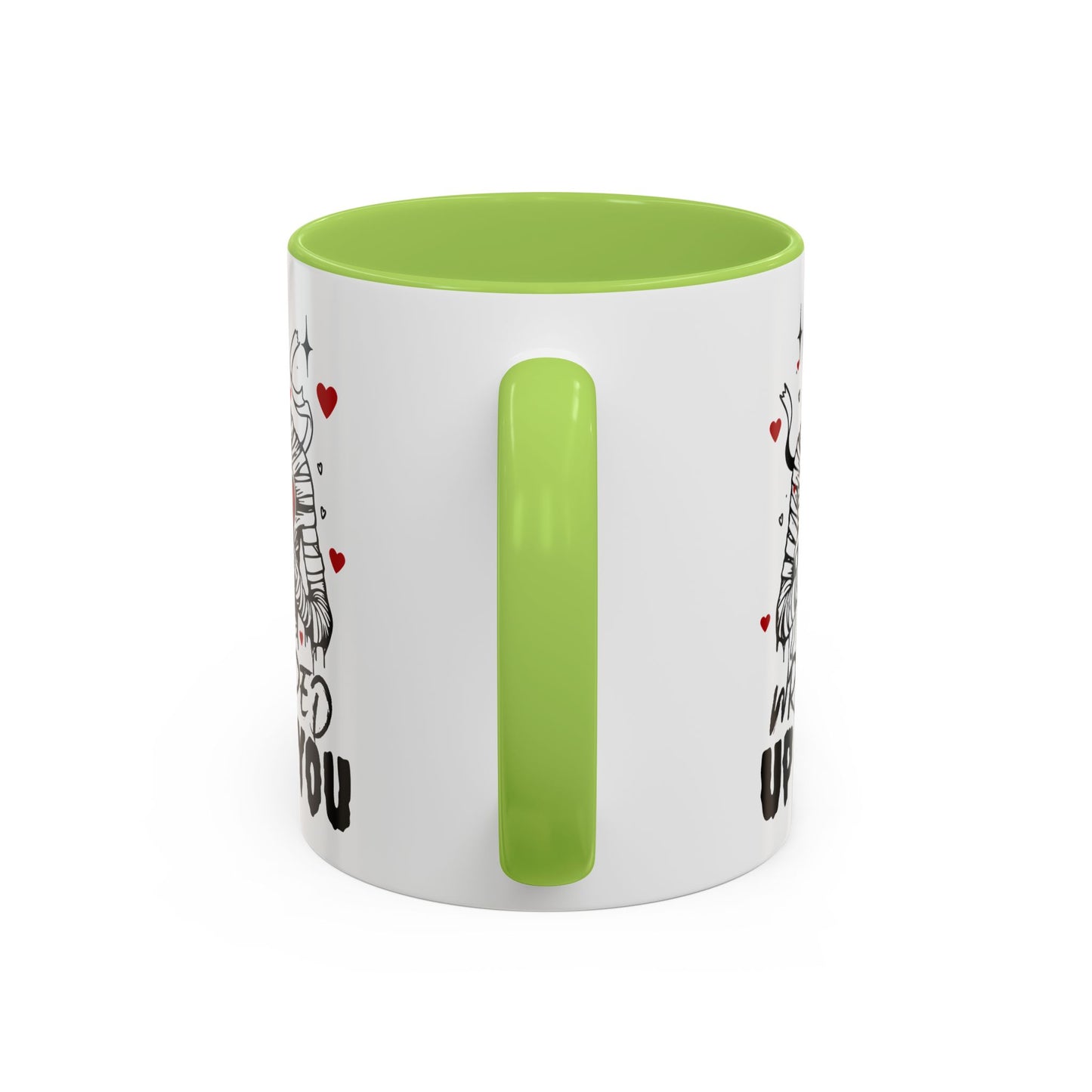 Wrapped Up In You Coffee Mug — Romantic Mummy Heart Accent Mug (11/15oz)