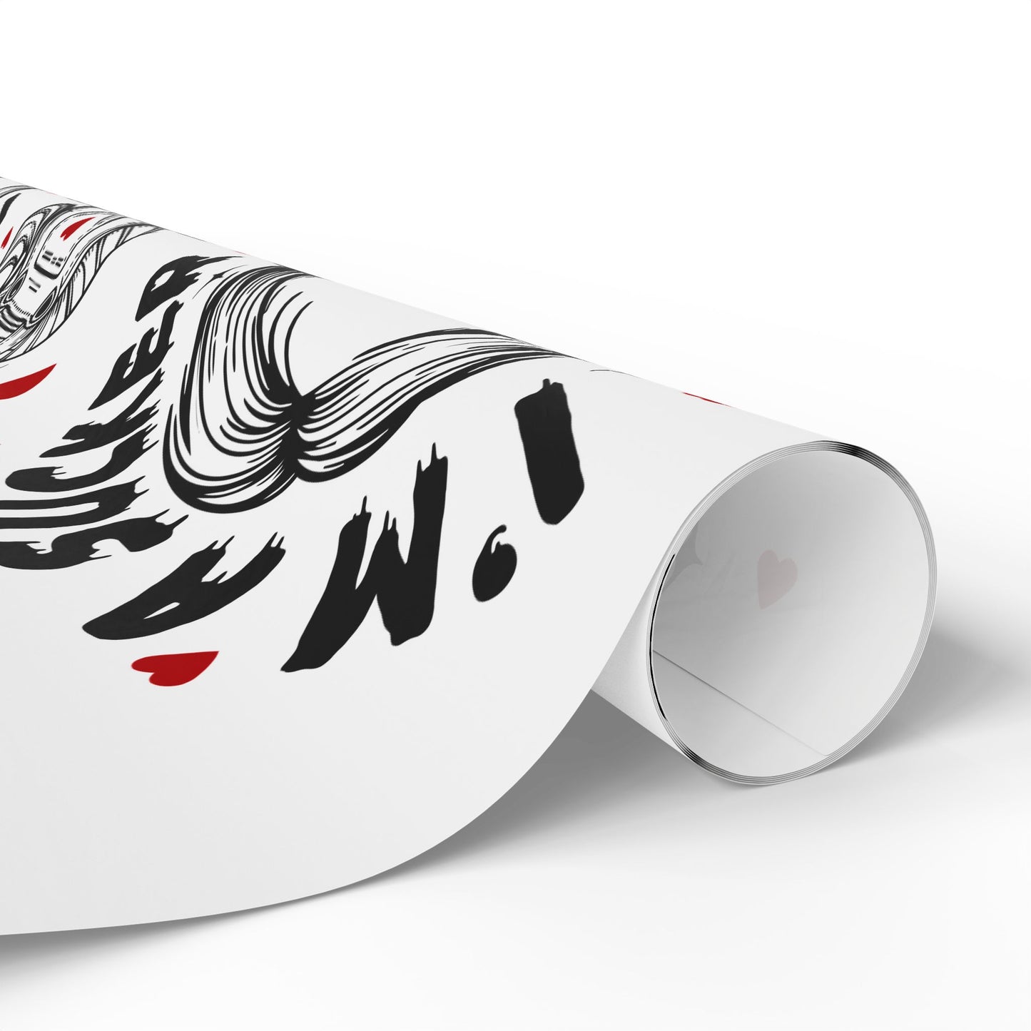 Valentine’s ‘I’m A Sucker For You’ Wrapping Paper — Cute Vampire Love Gift Wrap