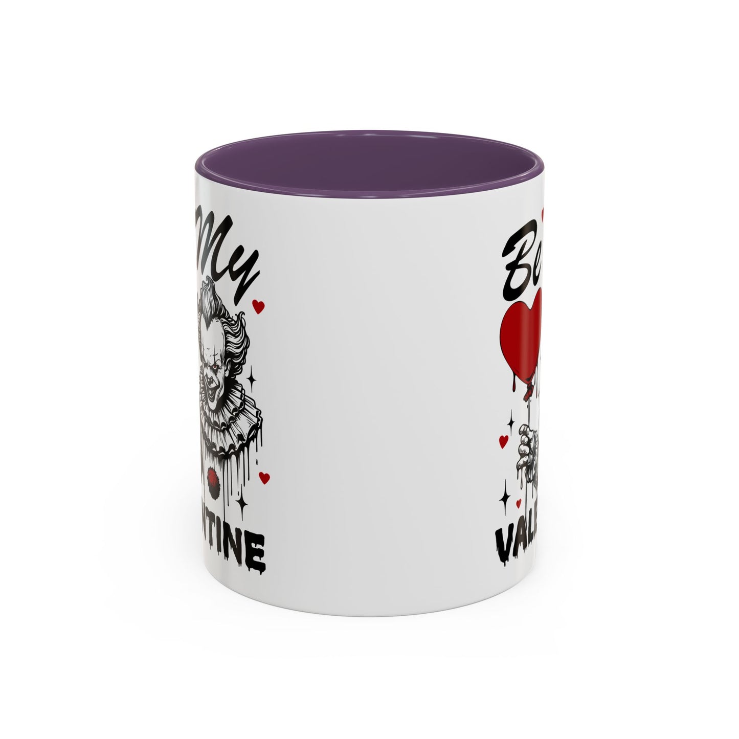 Be My Valentine Horror Mug — Creepy Clown Valentine's Coffee Cup (11/15oz)