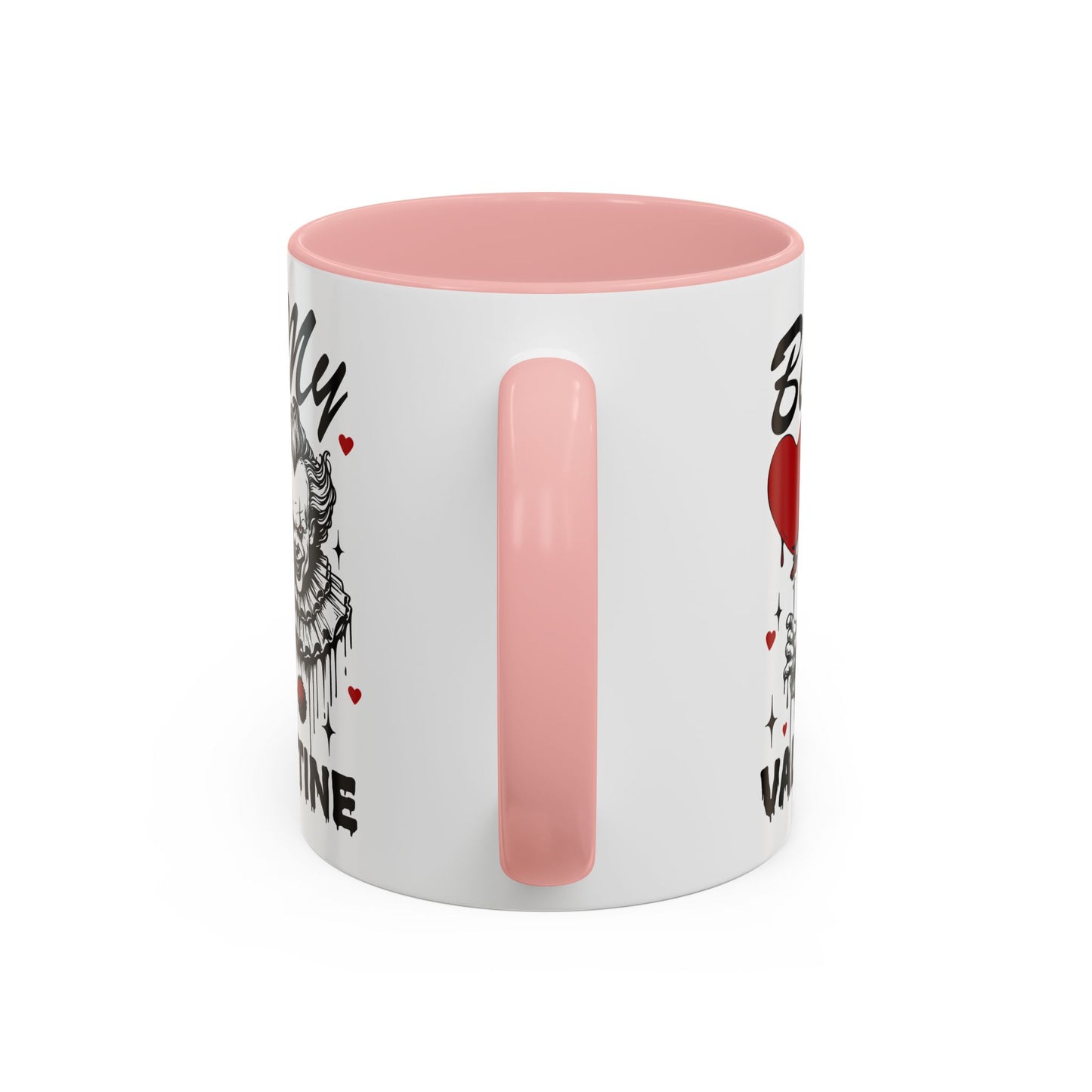 Be My Valentine Horror Mug — Creepy Clown Valentine's Coffee Cup (11/15oz)