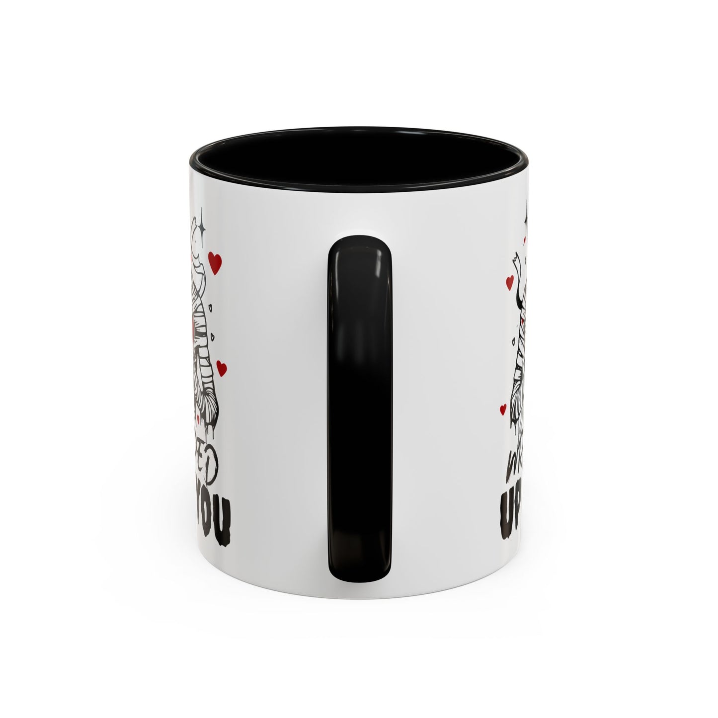 Wrapped Up In You Coffee Mug — Romantic Mummy Heart Accent Mug (11/15oz)