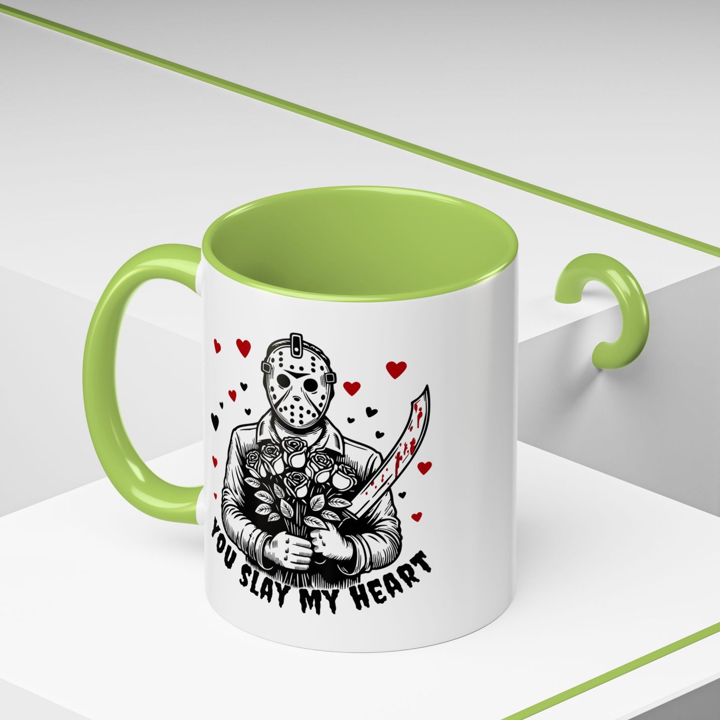 “You Slay My Heart” Horror Valentine Coffee Mug