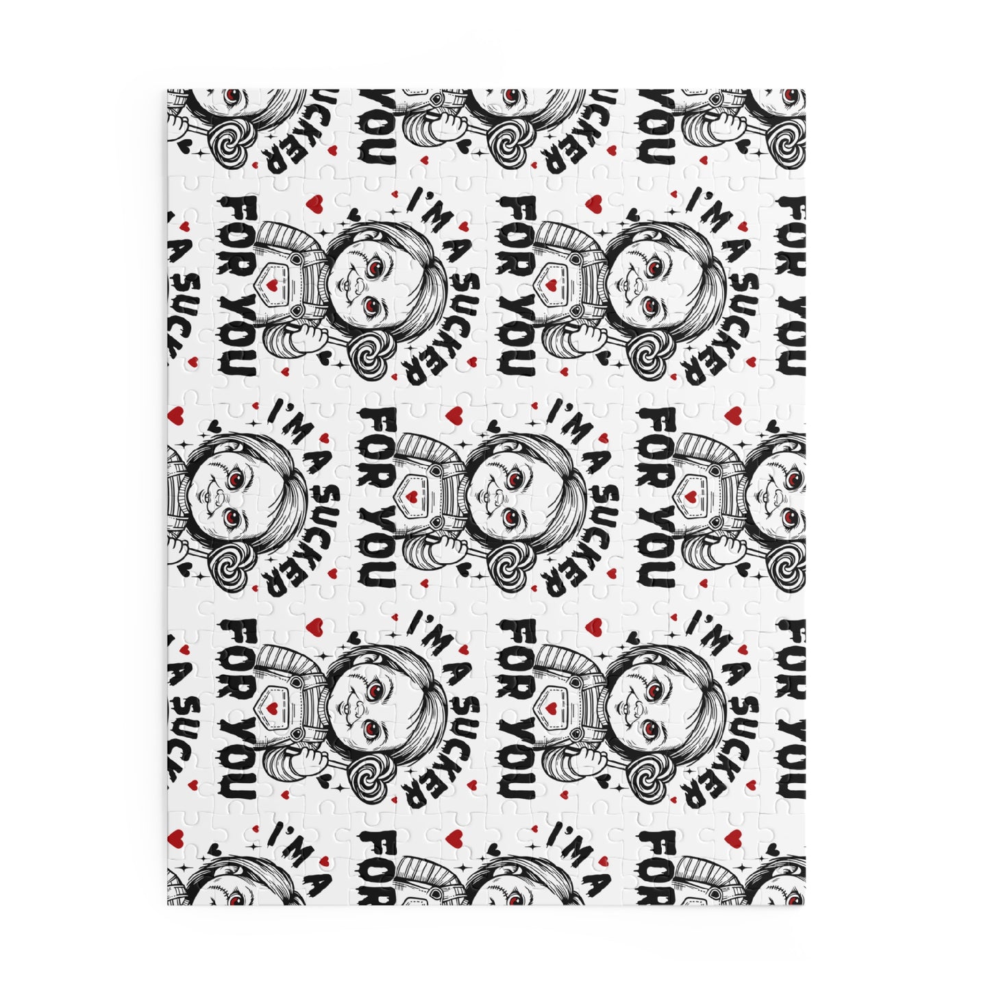 Valentine"s 'I’m a Sucker for You' Pattern Puzzle (120/252/500 pcs)