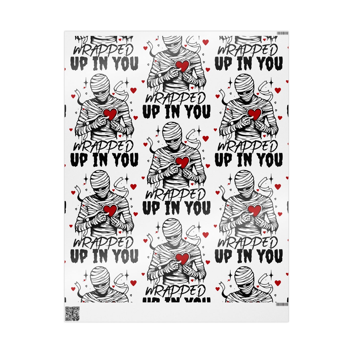 Mummy Spooky Love Wrapping Paper