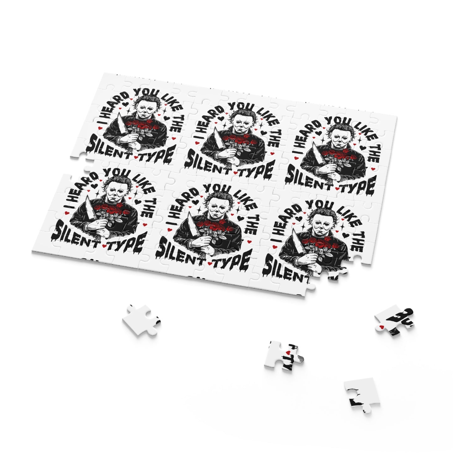 Horror Movie Puzzle — “I Heard You Like the Silent Type” Michael Myers Jigsaw