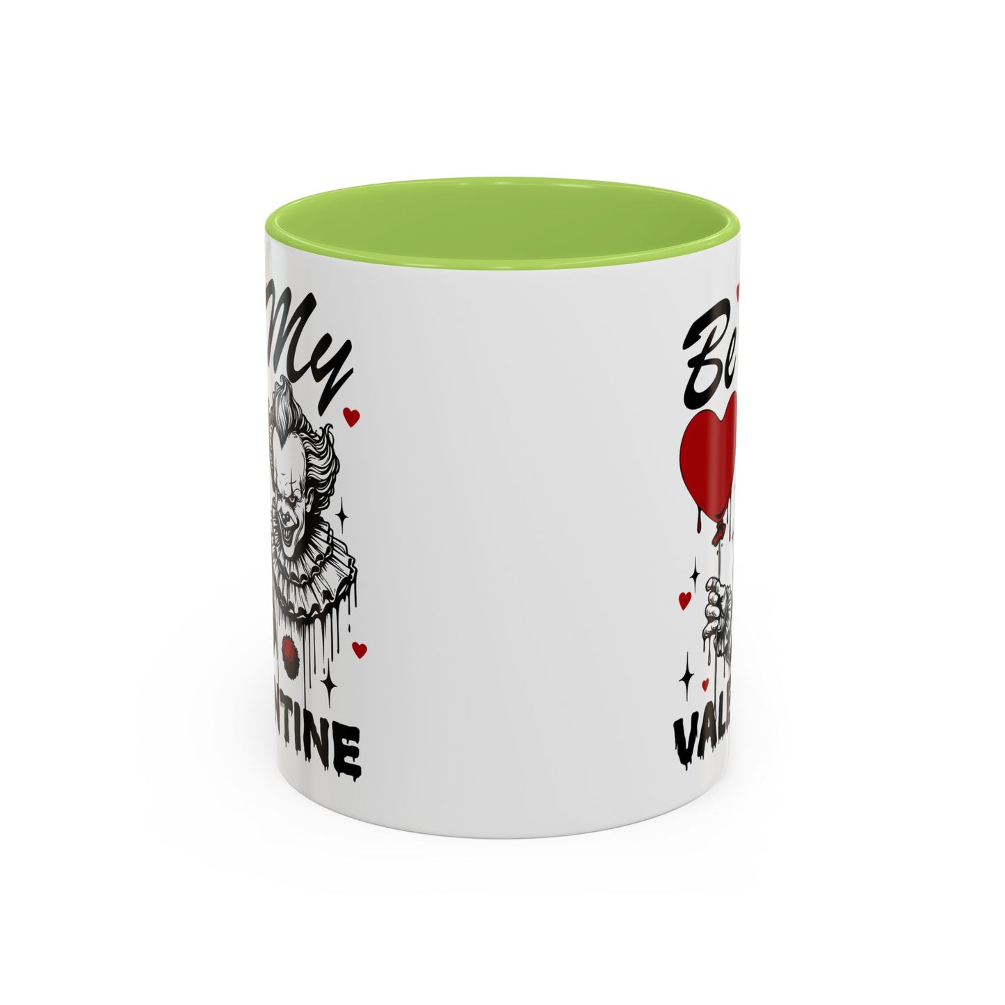 Be My Valentine Horror Mug — Creepy Clown Valentine's Coffee Cup (11/15oz)