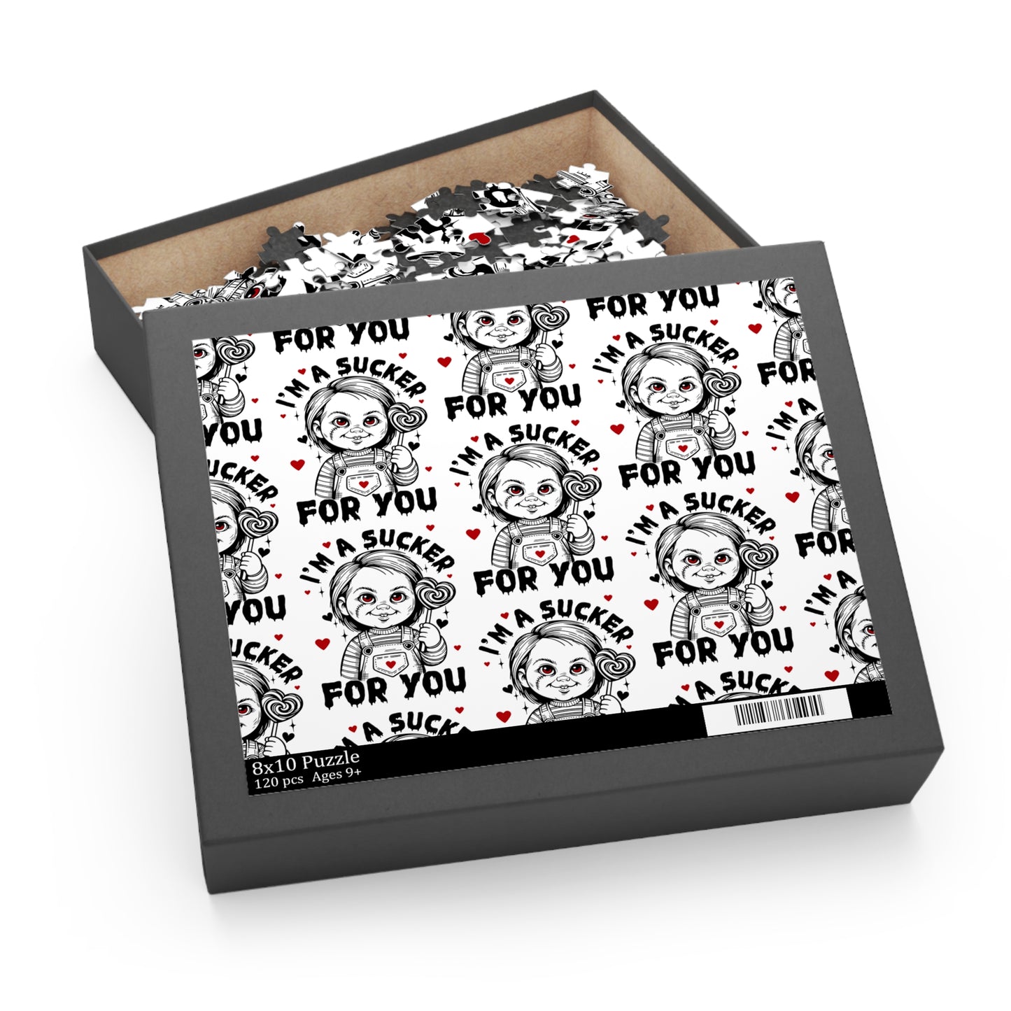 Valentine"s 'I’m a Sucker for You' Pattern Puzzle (120/252/500 pcs)