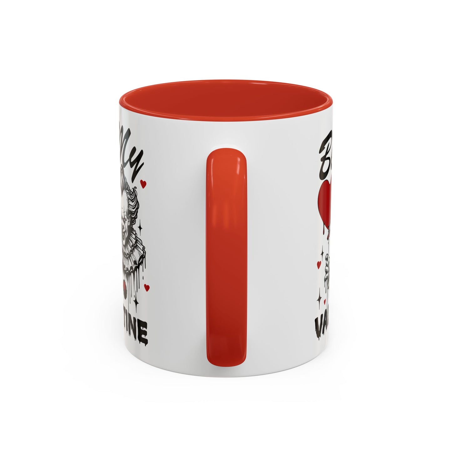 Be My Valentine Horror Mug — Creepy Clown Valentine's Coffee Cup (11/15oz)