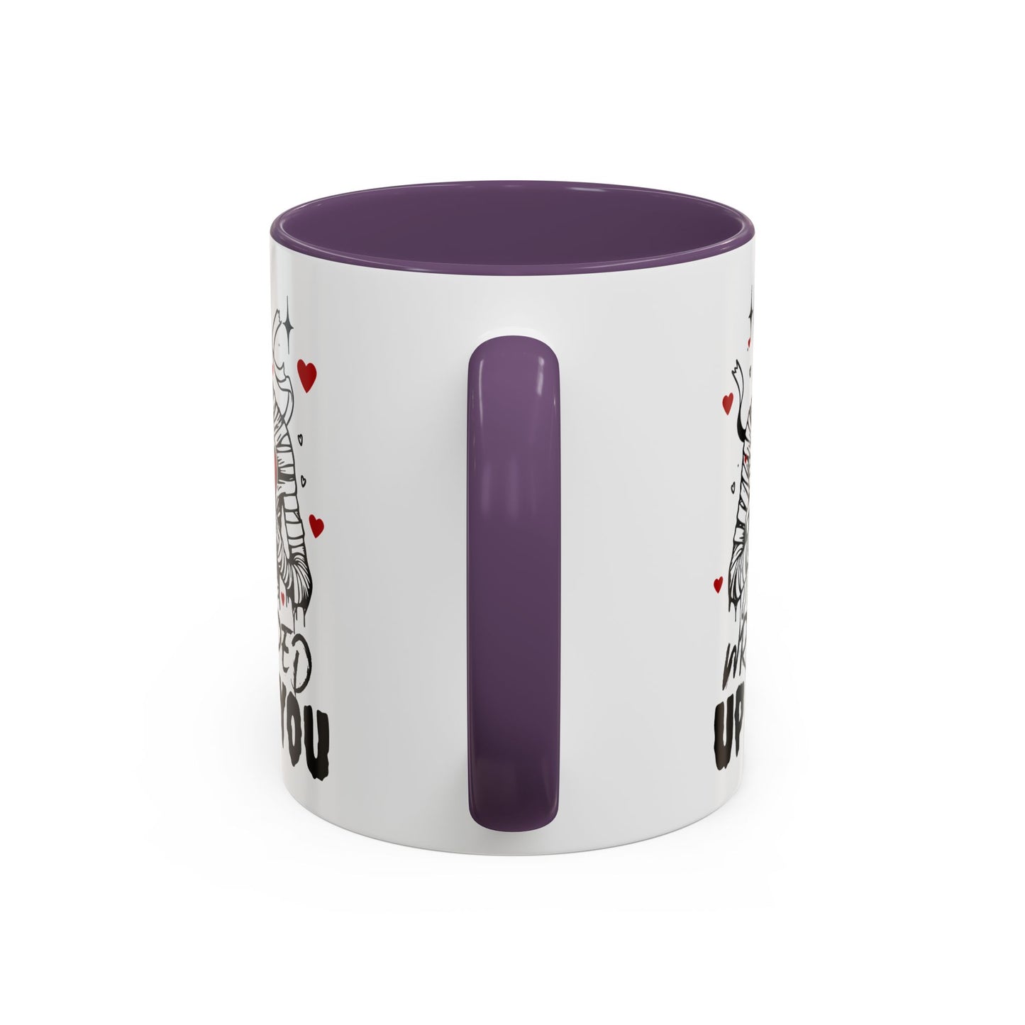 Wrapped Up In You Coffee Mug — Romantic Mummy Heart Accent Mug (11/15oz)