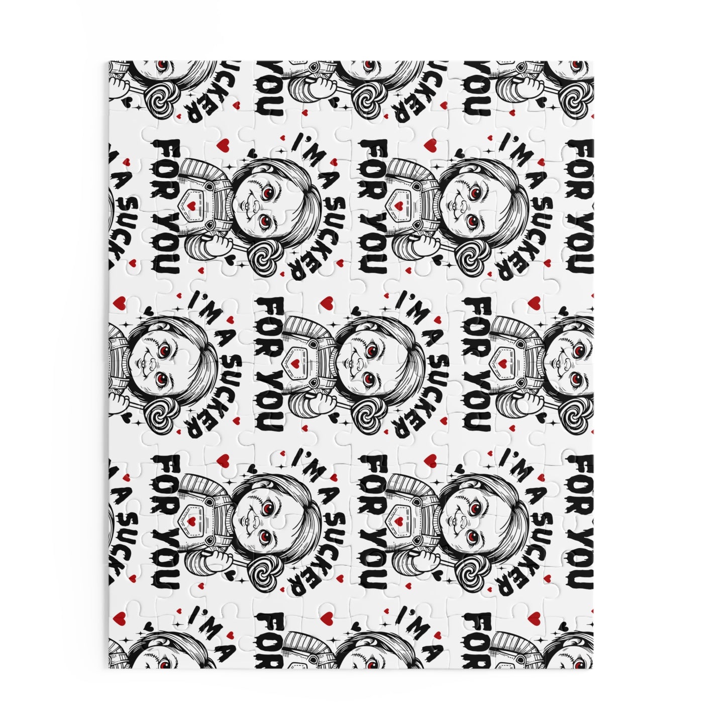 Valentine"s 'I’m a Sucker for You' Pattern Puzzle (120/252/500 pcs)