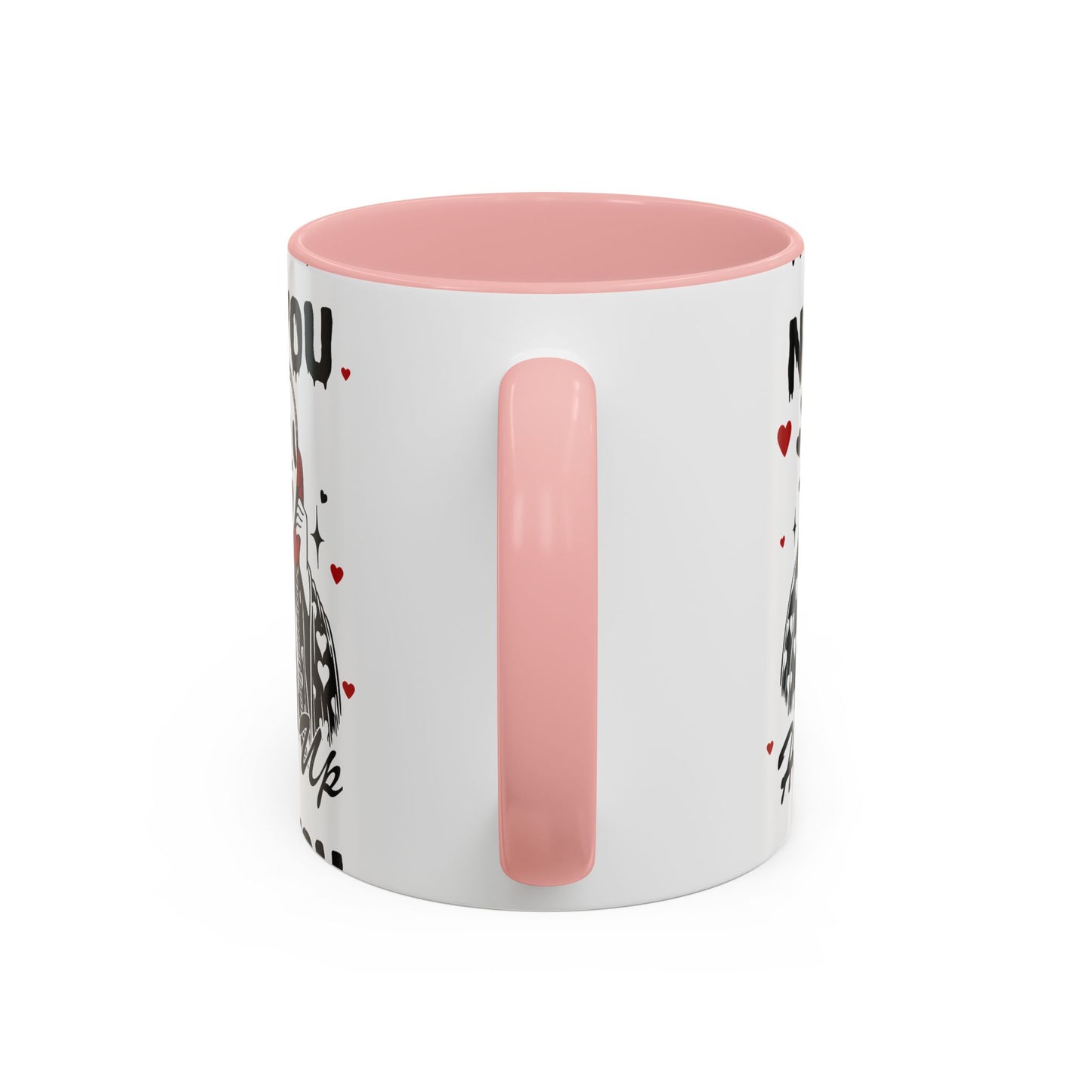 Coffee Mug — "No You Hang Up" Scream Mask Gothic Heart Accent Mug (11/15oz)