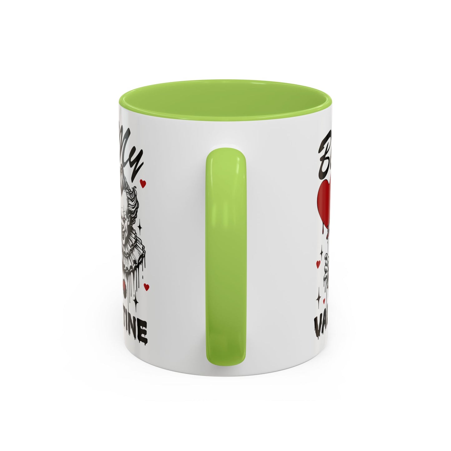 Be My Valentine Horror Mug — Creepy Clown Valentine's Coffee Cup (11/15oz)