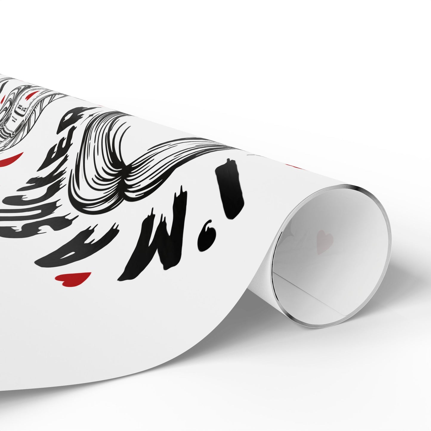 Valentine’s ‘I’m A Sucker For You’ Wrapping Paper — Cute Vampire Love Gift Wrap