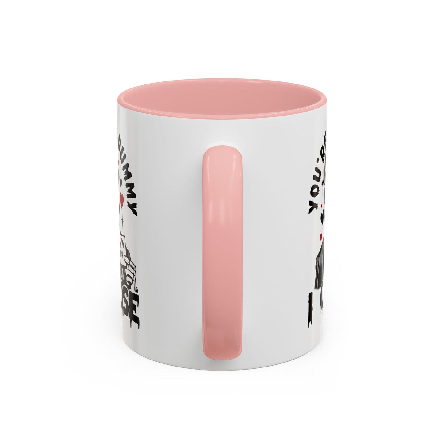 Valentine Ventriloquist Doll Coffee Mug — "You're the Dummy I Choose" Accent Mug