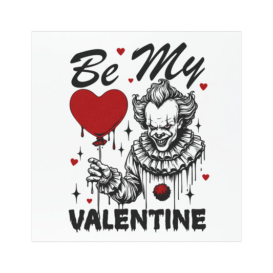Car Magnet — "Be My Valentine" Horror Clown Valentine Car Magnet