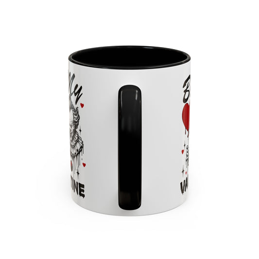 Be My Valentine Horror Mug — Creepy Clown Valentine's Coffee Cup (11/15oz)