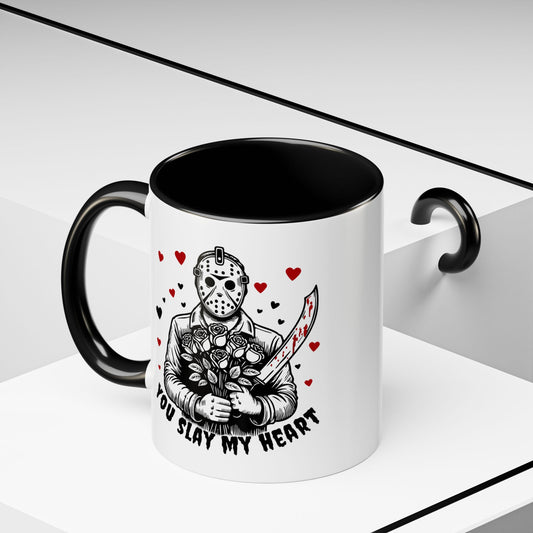 “You Slay My Heart” Horror Valentine Coffee Mug
