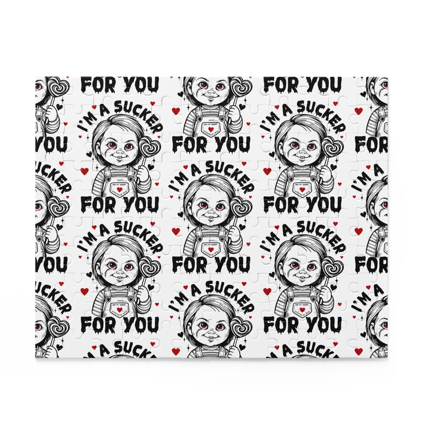 Valentine"s 'I’m a Sucker for You' Pattern Puzzle (120/252/500 pcs)